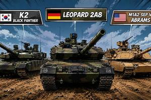 Panzer Leopard, K2 und Abrams