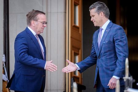 Boris Pistorius und Pete Hegseth
