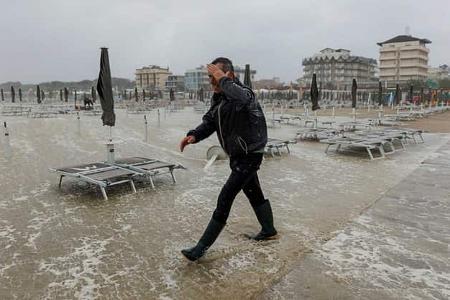 Heavy Storm Hits Italy's Adriatic Coast