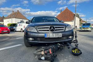 Unfall mit Fahrradfahrerin