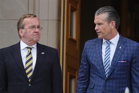 Pistorius trifft seinen US-Kollegen Hegseth im Pentagon.