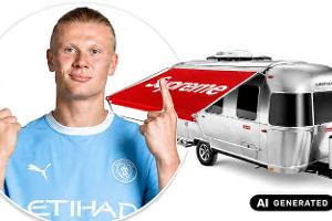 Erling Haaland und Airstream Supreme