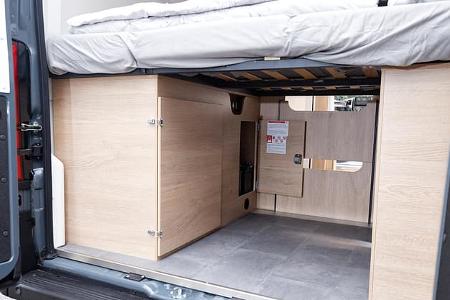  Heck, Stauraum, Mooveo Light Van 60 DB, unter Bett