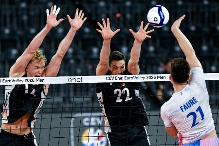Volleyball-EM: Deutschland im Achtelfinale gegen Bulgarien