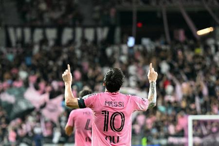 Mit 100. Tor: Messi köpft Miami zum nächsten Titel