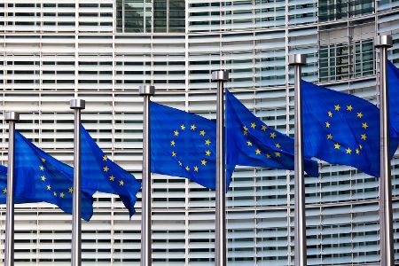 EU-Flaggen in Brüssel