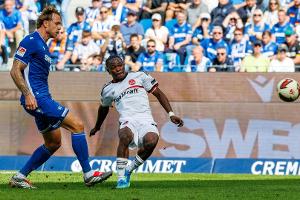 Der Club bleibt oben dran, Karlsruhe taumelt