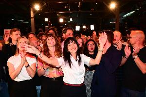 Große Gewinnerin in Berlin: Die Linke Elif Eralp.