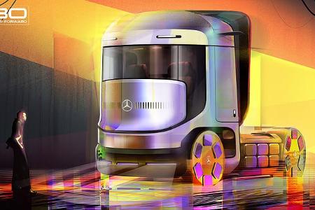Mercedes Lkw Design Zukunftsvisionen