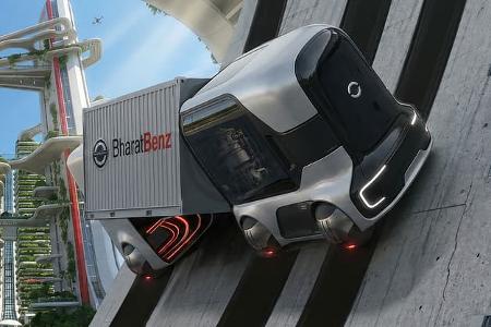 Mercedes Lkw Design Zukunftsvisionen