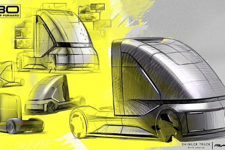 Mercedes Lkw Design Zukunftsvisionen