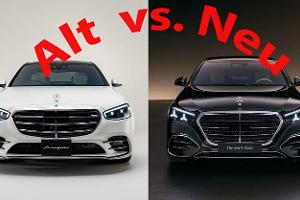 Mercedes S-Klasse W 223 alt vs. neu Generationenvergleich Vor-Mopf Nach-Mopf