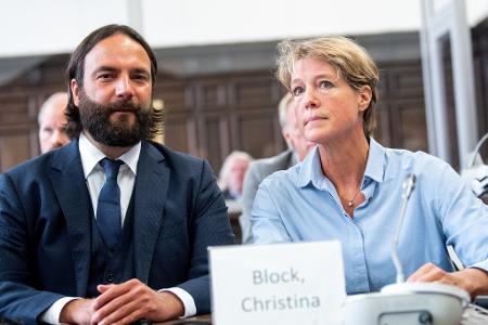 Die Angeklagte Christina Block und ihr aktueller Anwalt Ingo Bott.