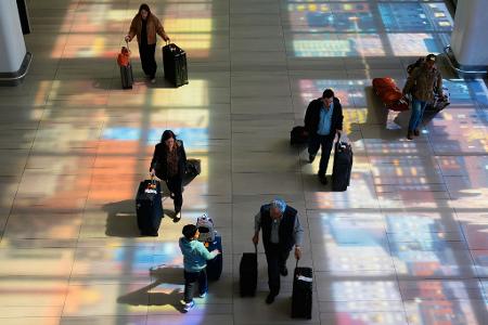 Am Flughafen LaGuardia in New York ist der Flugverkehr seit dem frühen Morgen beeinträchtigt. (Archivbild)