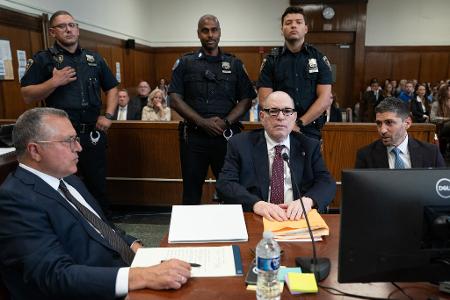 Weinstein kam zur Verkündung des Strafmaßes. 