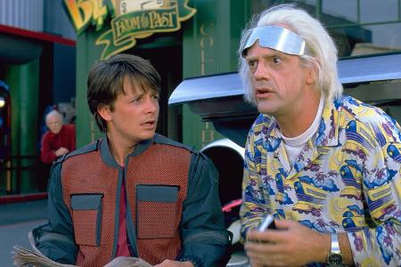 Marty McFly und Dr. Emmett L. Brown