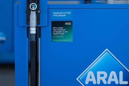 Aral HVO Kraftstoff Diesel Tankstelle