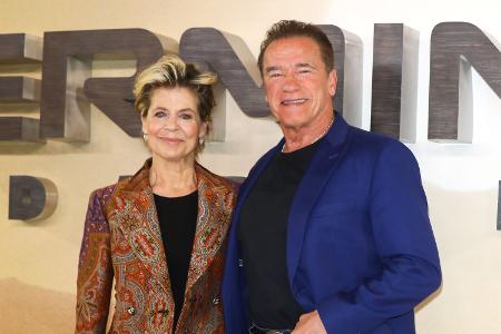 Linda Hamilton und Arnold Schwarzenegger