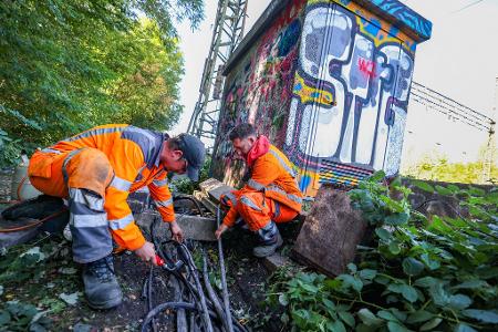 Kabelklau mit großen Auswirkungen - im Großraum Gelsenkirchen geht bei der Bahn momentan nichts.