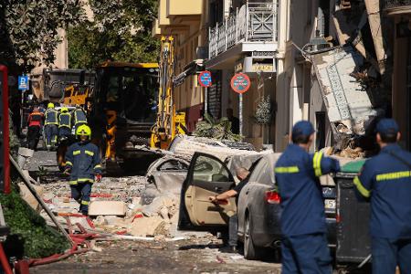 Die Explosion richtete in der Umgebung große Schäden an.