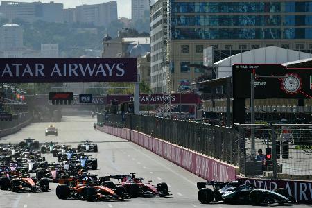Russell schafft Neustart in Baku - Antonelli Fünfter