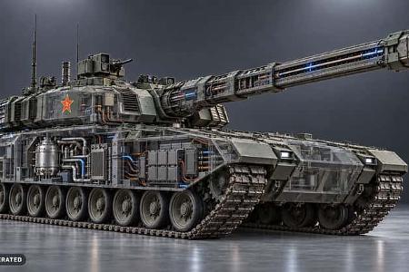 China Kampfpanzer mit Atom-Reaktor