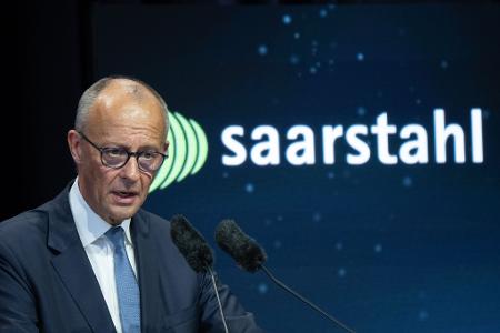 Merz bekennt sich zur Stahlindustrie in Deutschland