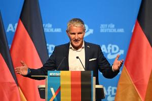Thüringens AfD mit Björn Höcke an der Spitze gilt als besonders radikal. (Archivbild)