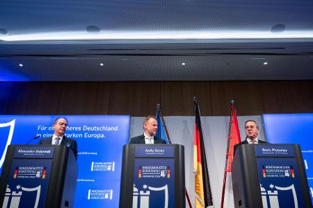 Die Innenministerkonferenz (IMK) im Juni. Die Frage der Abschaffung der Einstimmigkeit stand damals zumindest offiziell nicht auf der Tagesordnung. (Archivbild)