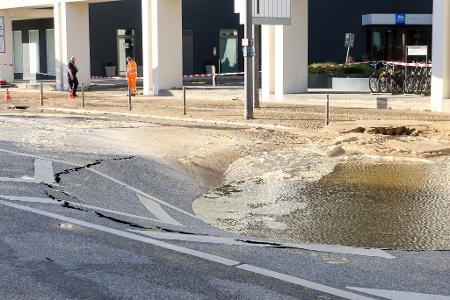 Mehrere Wasserrohrbrüche in Hamburg