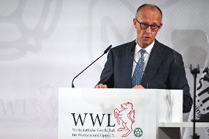 Merz nutzte seine Laudatio für eine Grundsatzrede.