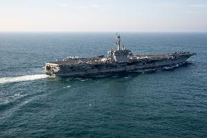 Der US-Flugzeugträger "USS George Washington" befindet sich aktuell im Nahen Osten. (Archivbild)