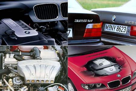 BMW Diesel Historie Collage