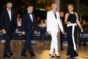 Fürstin Charlène illuminiert Monaco - Bruder Gareth an ihrer Seite
