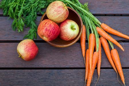 Gemüse und Obst 