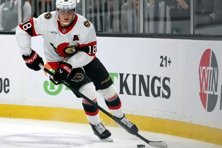 Zwei Tore, eine Vorlage: Stützle gewinnt deutsches NHL-Duell