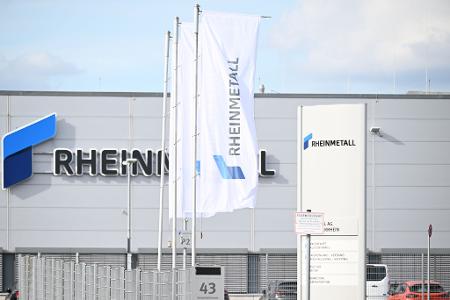 Blick auf das Neusser Rheinmetall-Werk.