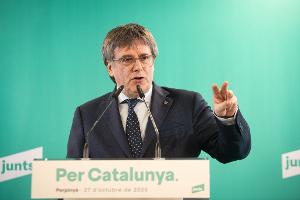 Der Haftbefehl gegen den katalanischen Separatistenführer Carles Puigdemont ist aufgehoben worden. Der 63-Jährige kann damit nach fast neun Jahren im Exil in die Heimat zurückkehren. (Archivbild)