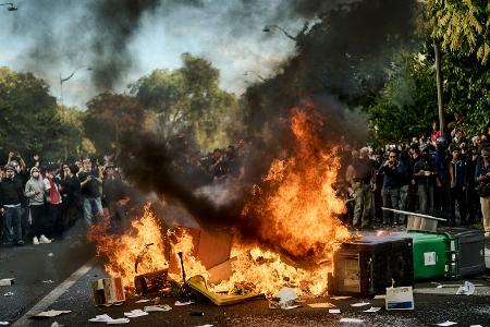 Die Schulproteste in Frankreich gehen weiter.