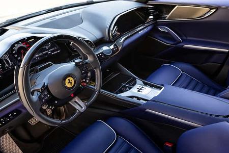 Ferrari Purosangue, Cockpit