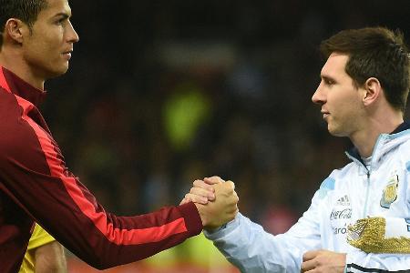 Ronaldo adelt Messi: 