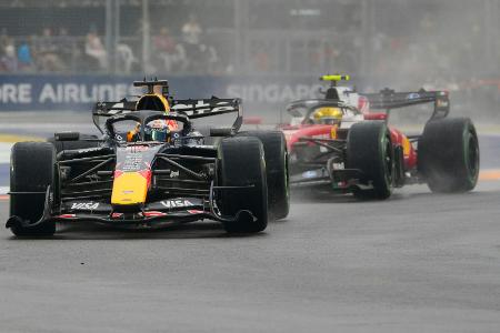Verstappen gewinnt im Regenchaos - Russell wirft Mercedes weg