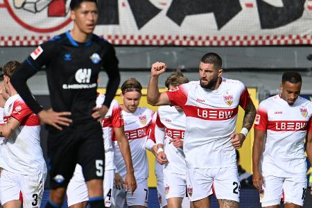 Stuttgart müht sich in Paderborn zum Sieg