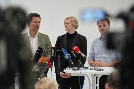 Am Donnerstag begannen in Berlin die Sondierungen mit Steffen Krach (SPD), Nina Stahr (Grüne) und Maximilian Schirmer (Linke). (Archivfoto)