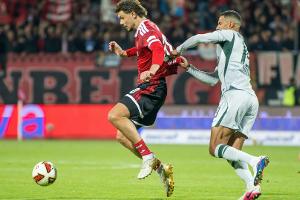 Wolfsburg rettet spät einen Punkt im Topspiel in Nürnberg