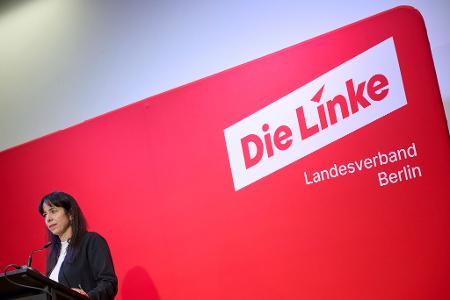 Elif Eralp will für die Linke Regierende Bürgermeisterin in Berlin werden. (Archivbild)
