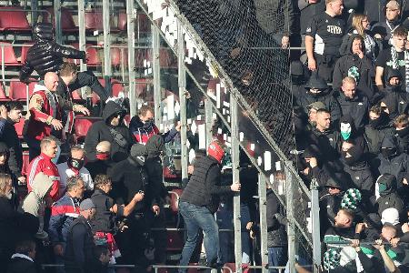 Köln und Gladbach verurteilen Derby-Ausschreitungen