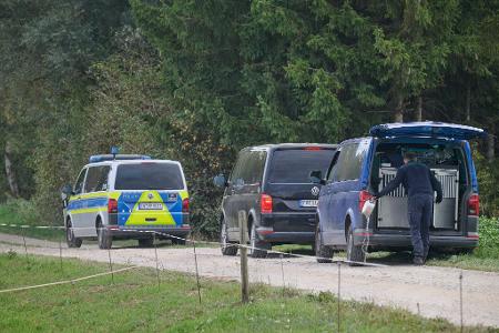 In den Tagen nach der Sichtung hatten Polizisten das Naturschutzgebiet durchkämmt.