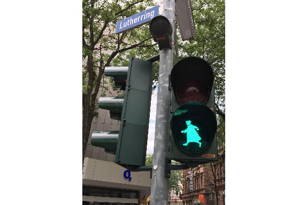Worms feiert den berühmten Reformator Martin Luther mit einer Ampel. (Archivbild)
