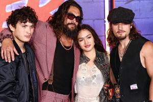 Jason Momoa erscheint mit seinen Kindern zur "Street Fighter"-Premiere